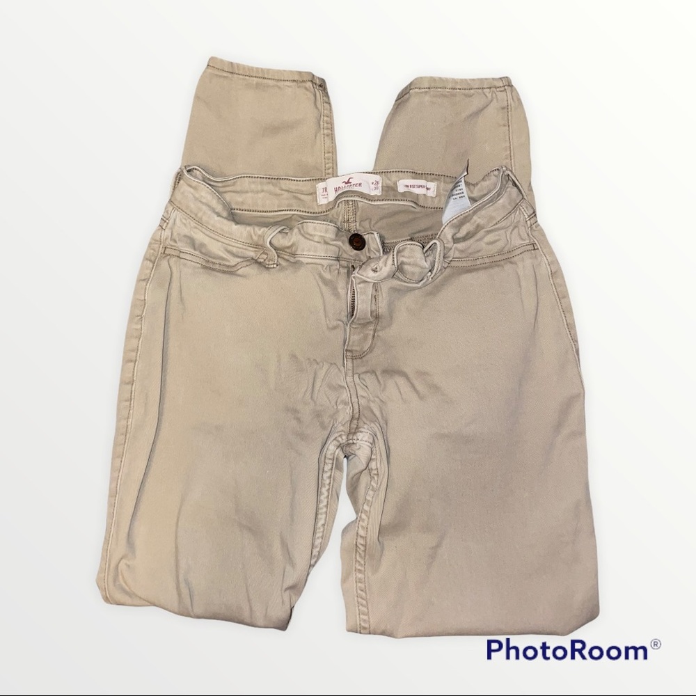 USED Hollister Tan Jeans